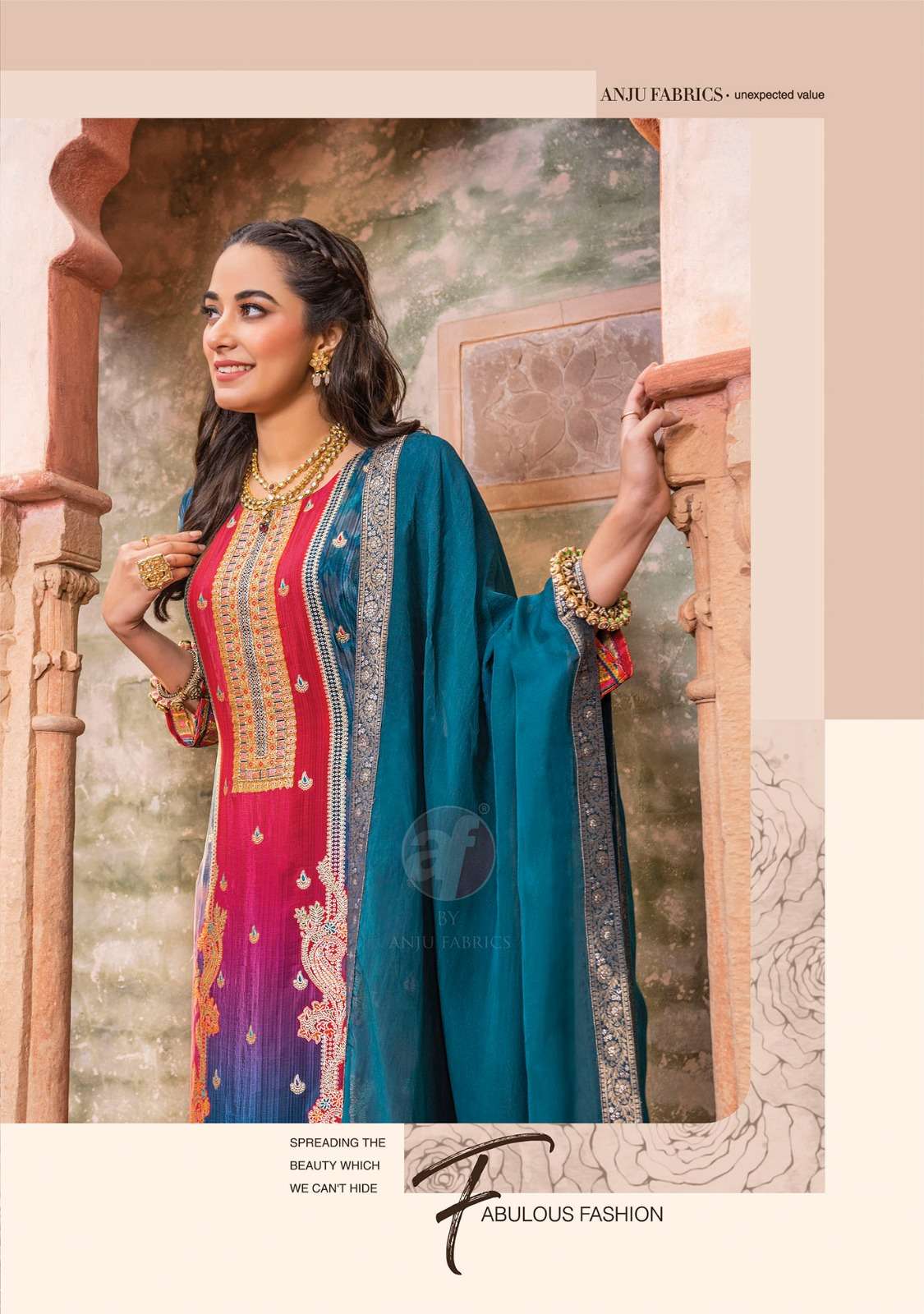 Anju Fabrics Fiza Kurti Wholesale catalog