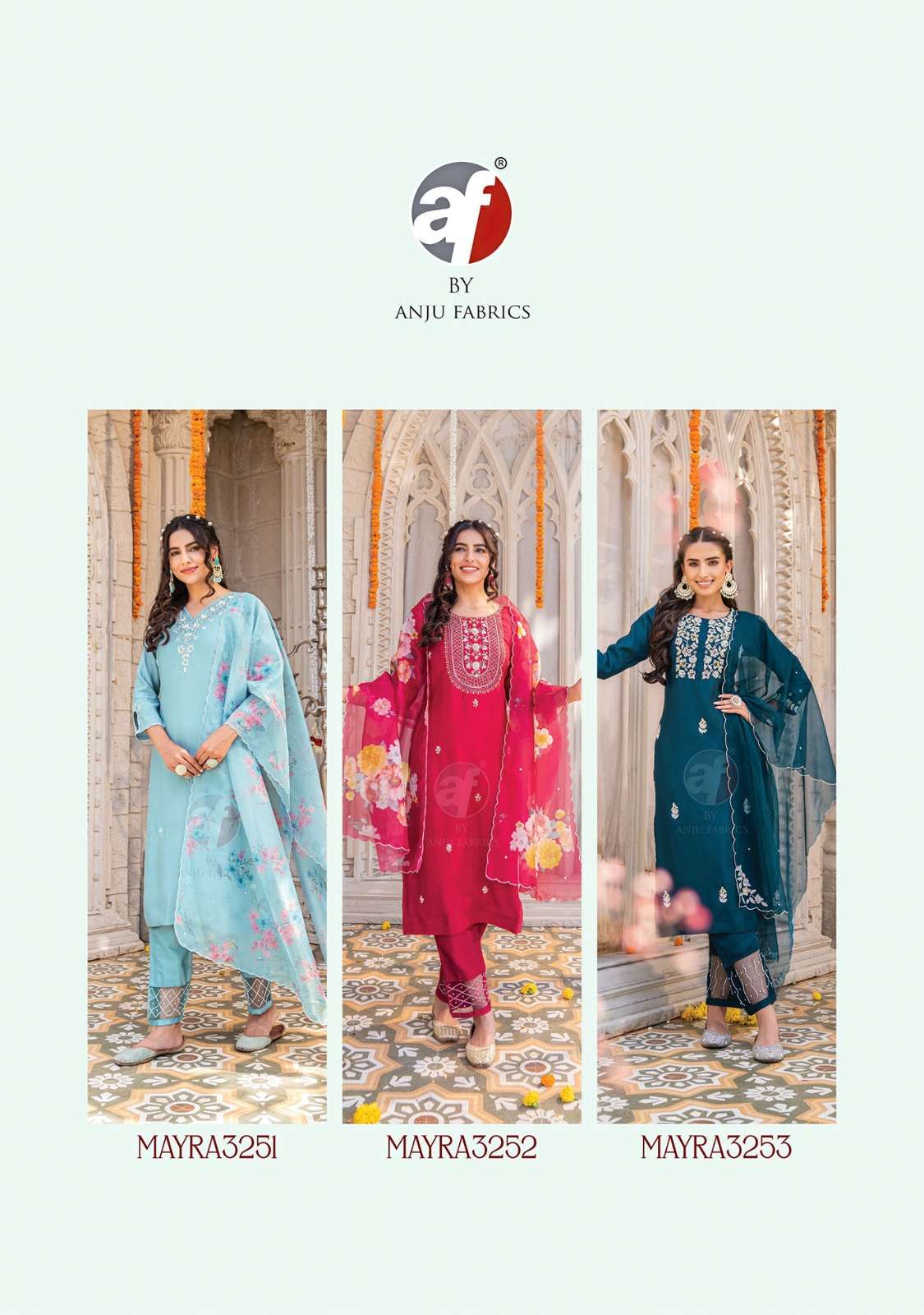 Anju Fabrics Mayra vol -3 Kurti Wholesale catalog