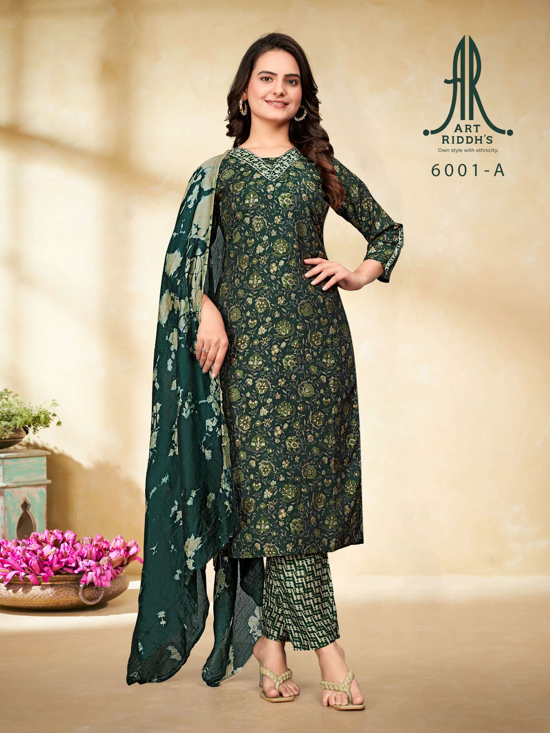 ARTRIDDH 6001 -A Kurti Wholesale catalog