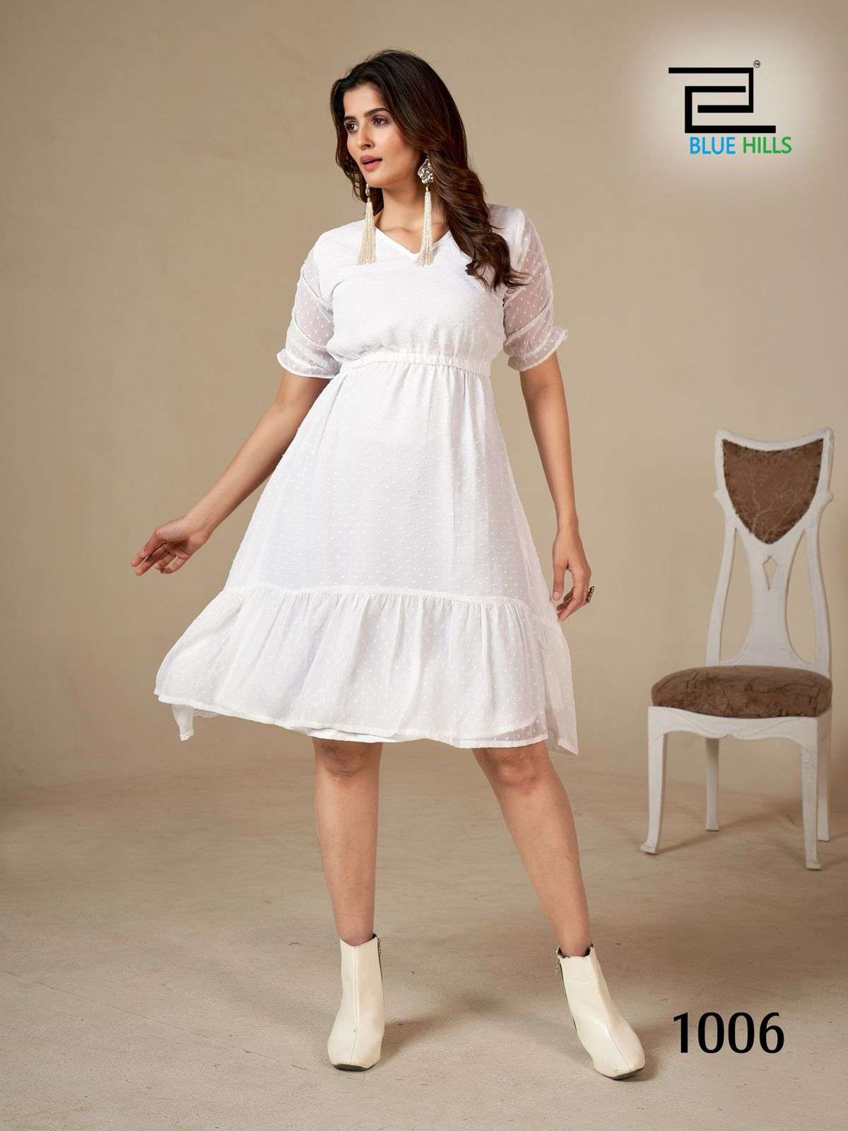 Blue Hills belle Kurti Wholesale catalog