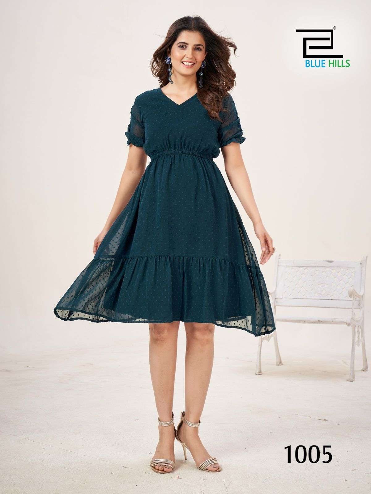 Blue Hills belle Kurti Wholesale catalog