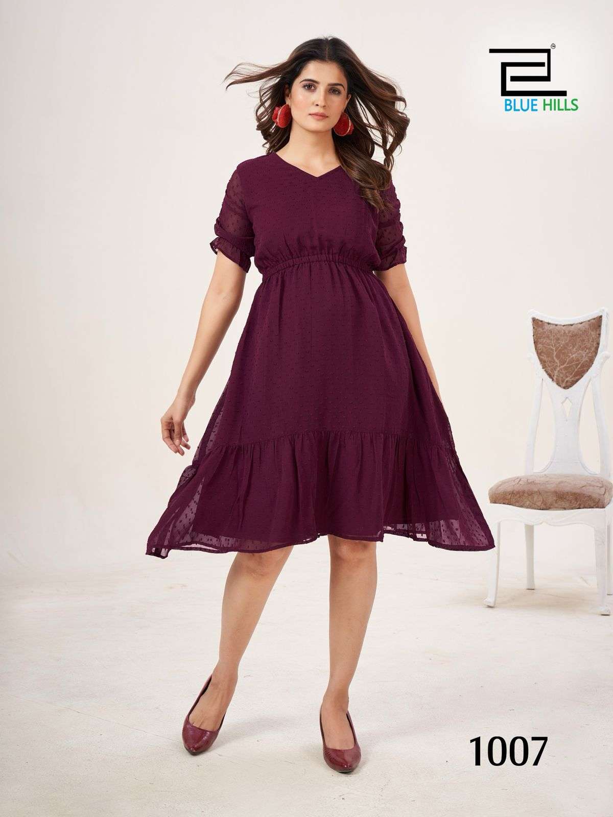 Blue Hills belle Kurti Wholesale catalog