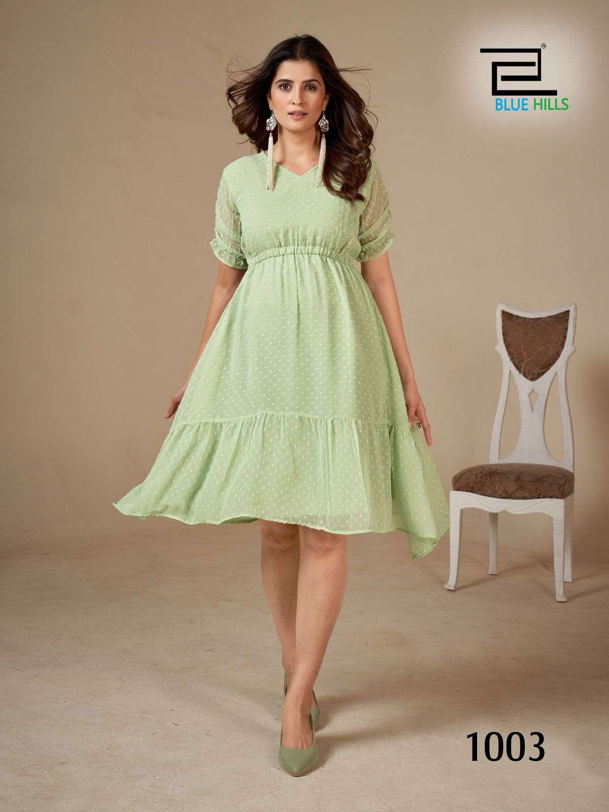 Blue Hills belle Kurti Wholesale catalog