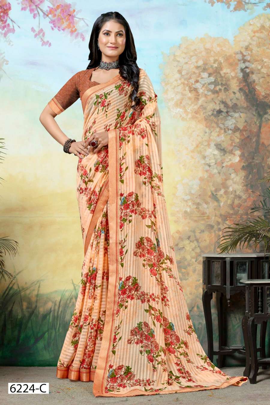 BLUE WHALE INDER SILK MILLS Saree Wholesale catalog