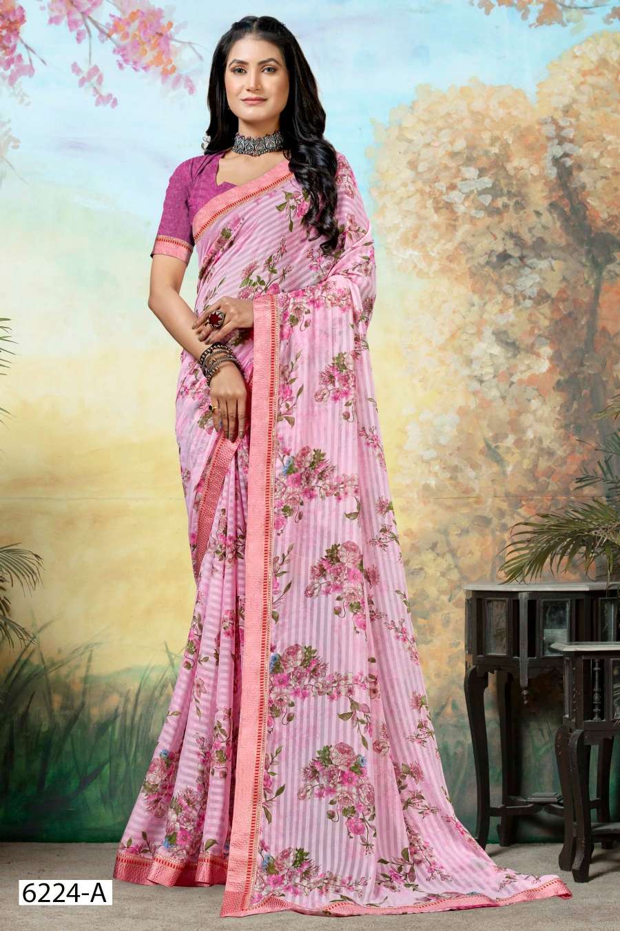 BLUE WHALE INDER SILK MILLS Saree Wholesale catalog