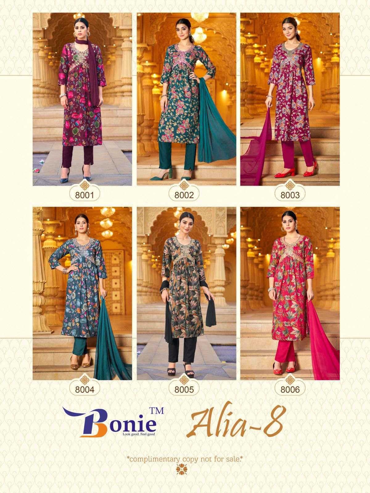 BONIE ALIA 8 Kurti Wholesale catalog