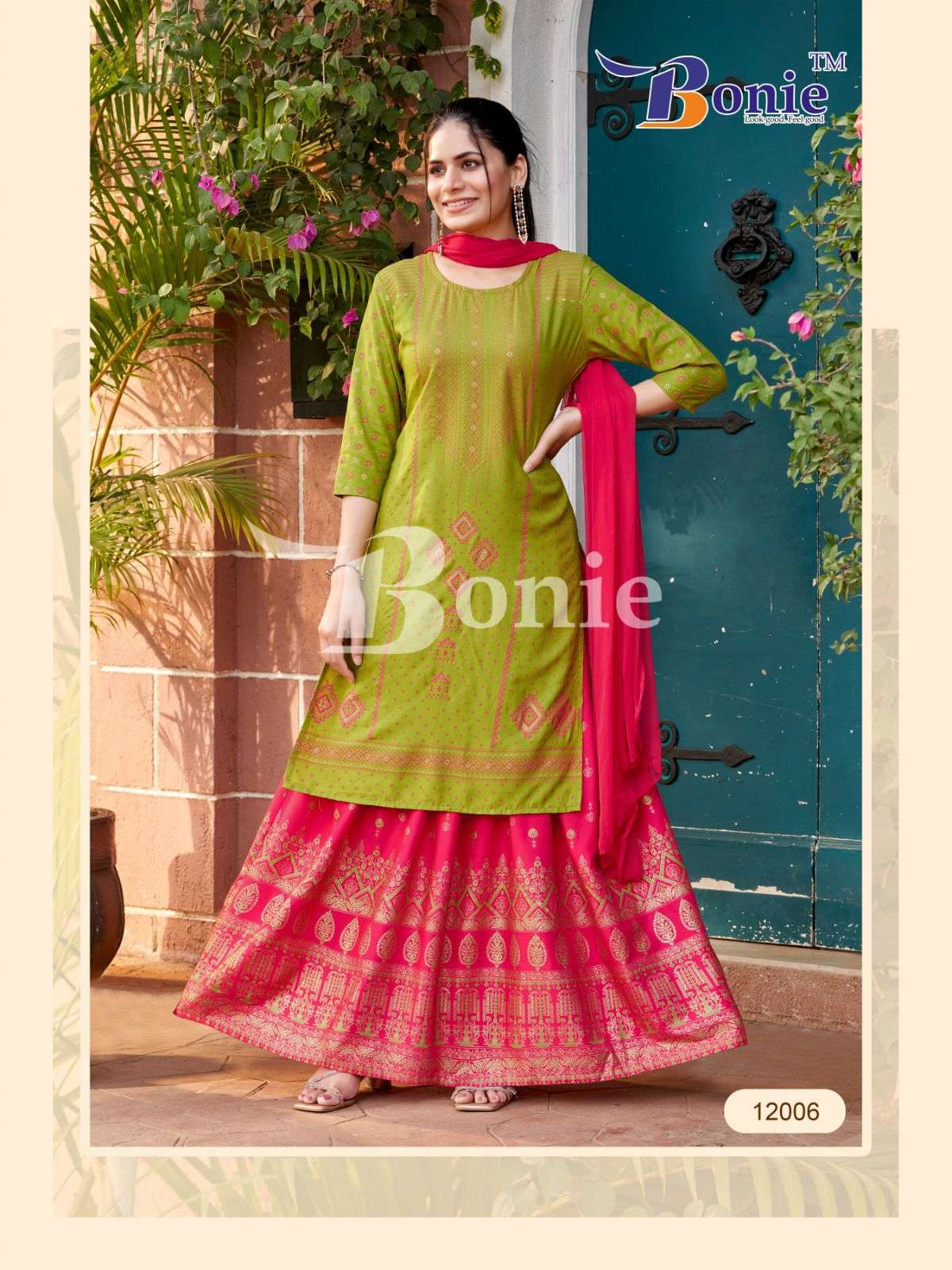 BONIE MEERA 12 Kurti Wholesale catalog