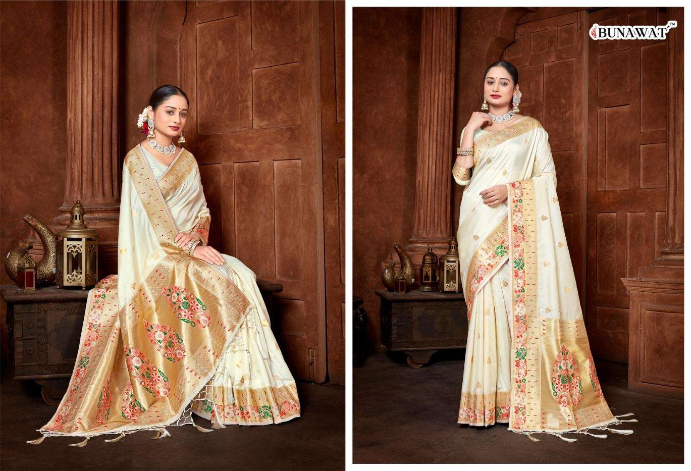 BUNAWAT DHRUVI SILK Saree Wholesale catalog