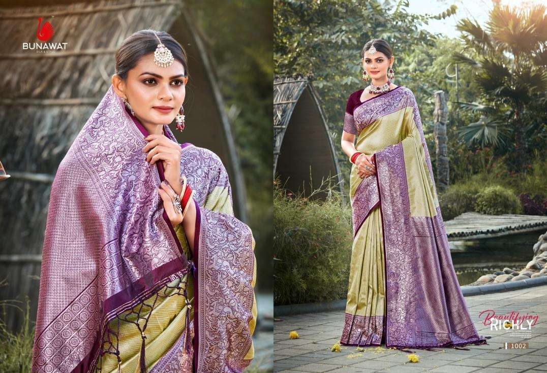 BUNAWAT EKTARA SILK Saree Wholesale catalog