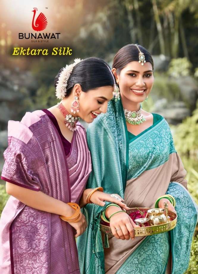 BUNAWAT EKTARA SILK Saree Wholesale catalog