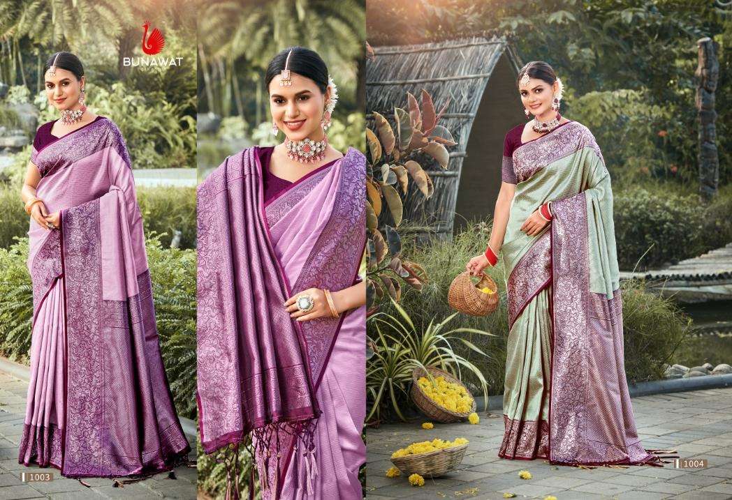 BUNAWAT EKTARA SILK Saree Wholesale catalog