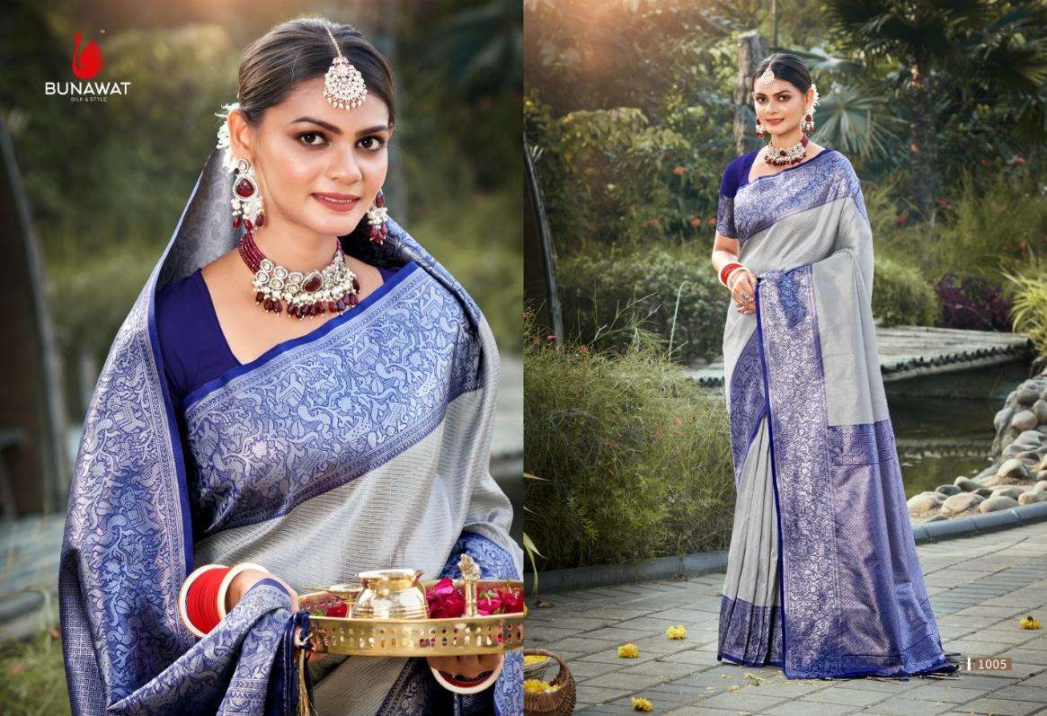 BUNAWAT EKTARA SILK Saree Wholesale catalog