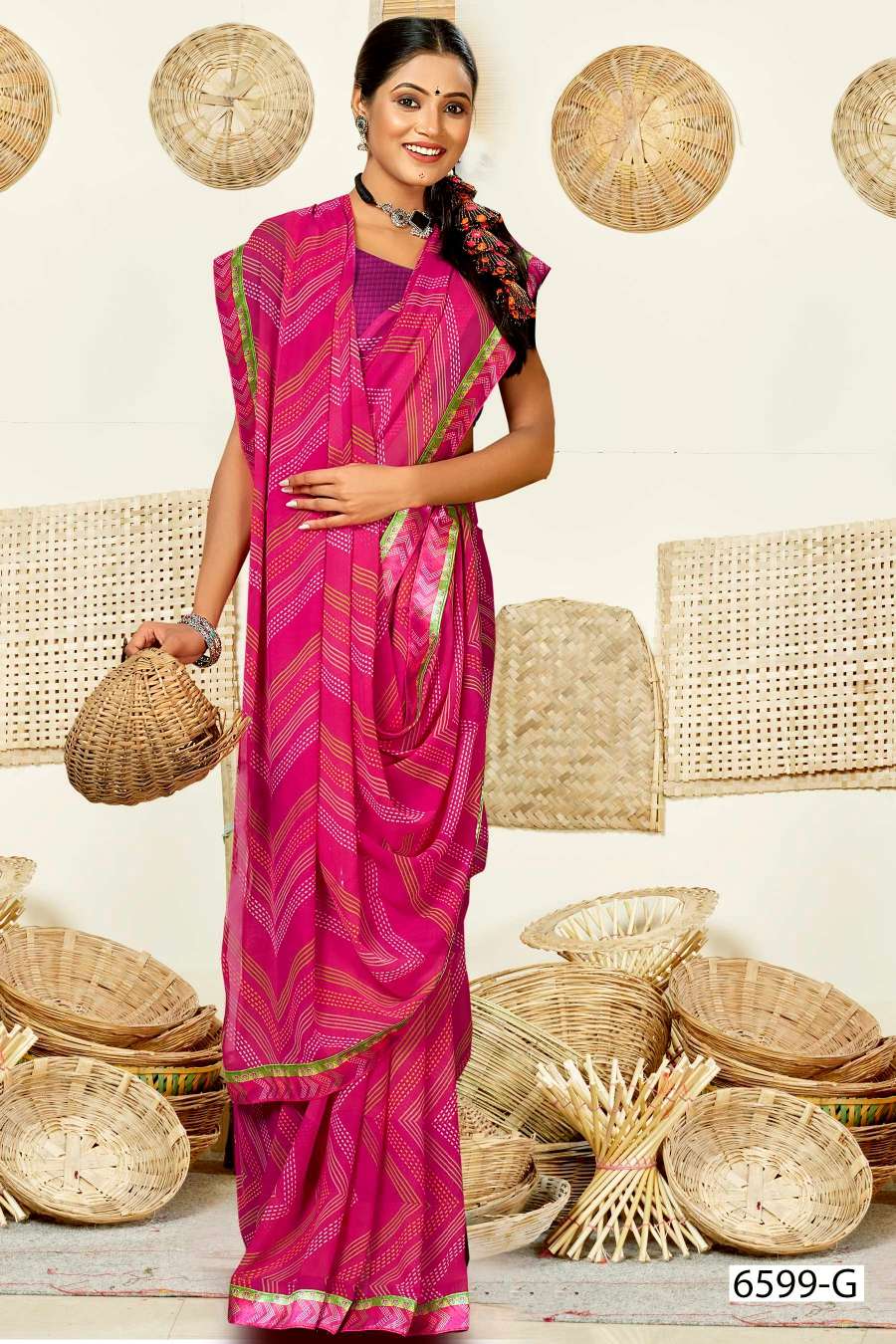 BYPASS 6599 INDER SILK MILLS Saree Wholesale catalog