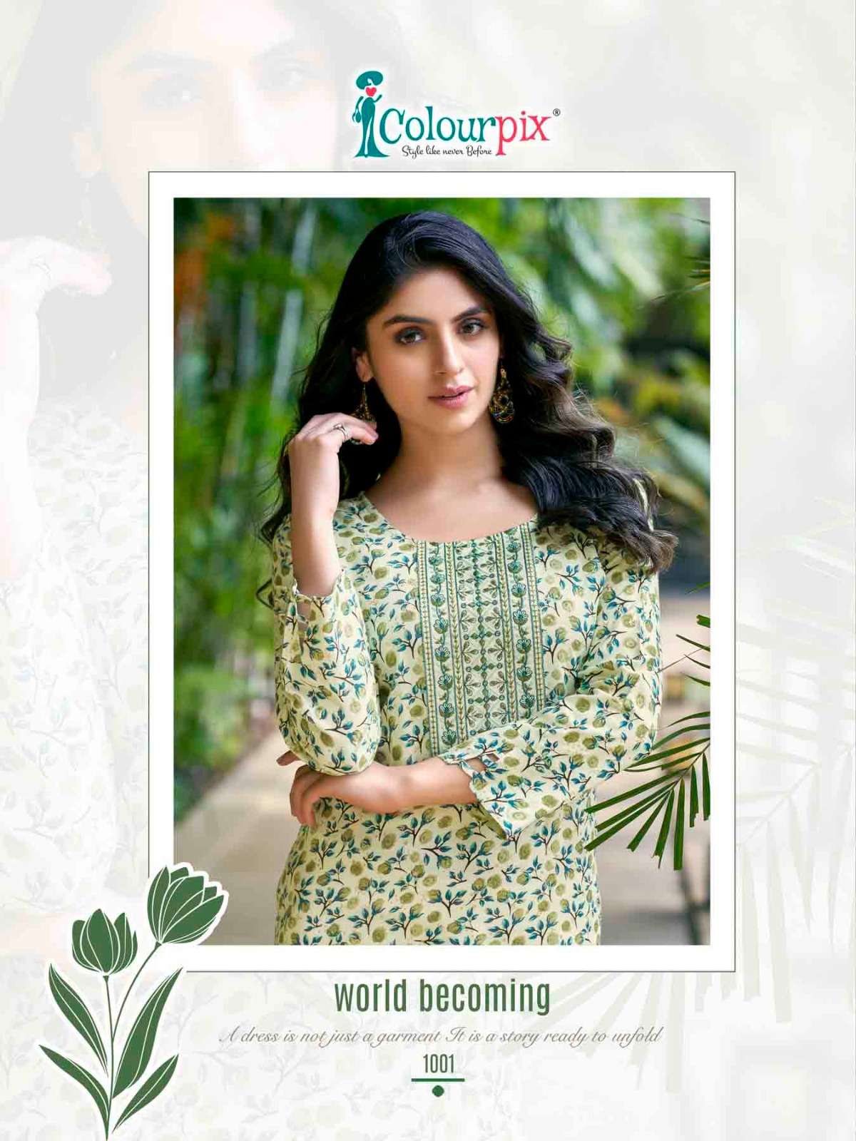 COLOURPIX Rolex  vol.1 Kurti Wholesale catalog