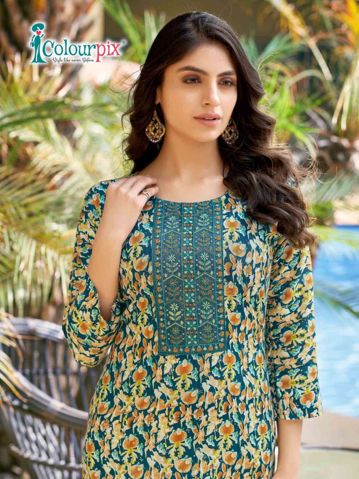 COLOURPIX Rolex  vol.1 Kurti Wholesale catalog