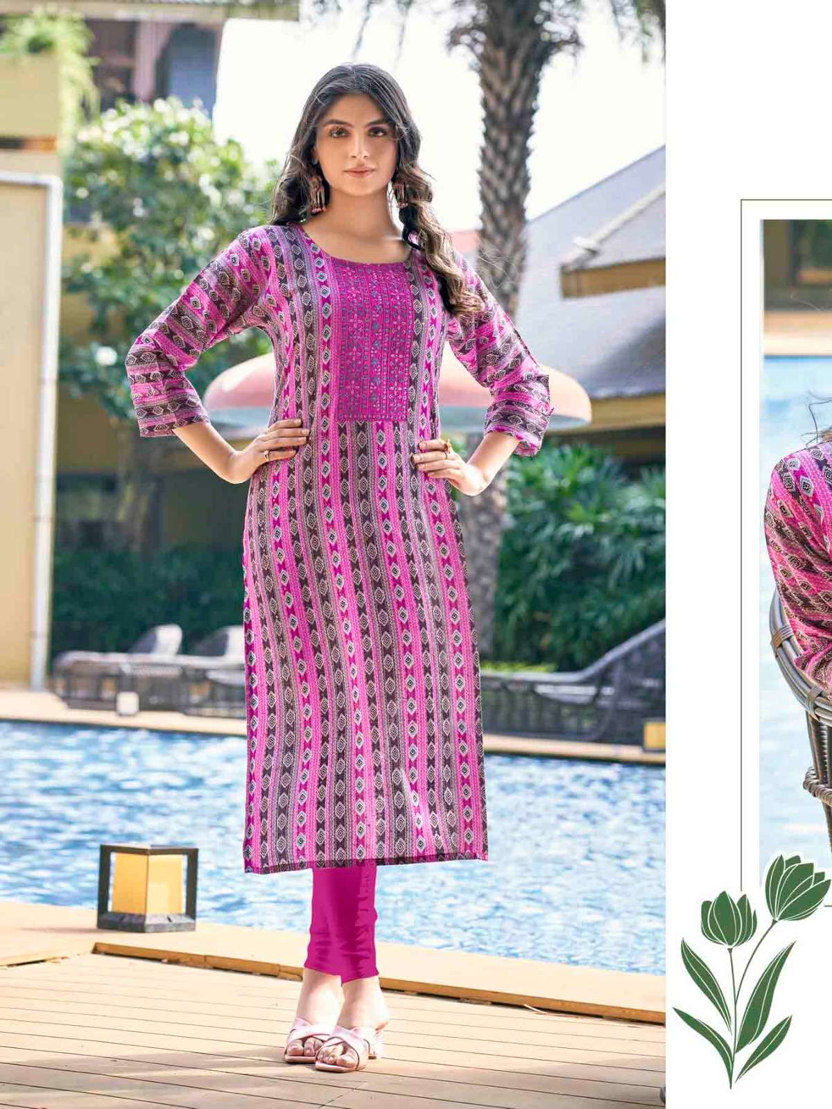 COLOURPIX Rolex  vol.1 Kurti Wholesale catalog