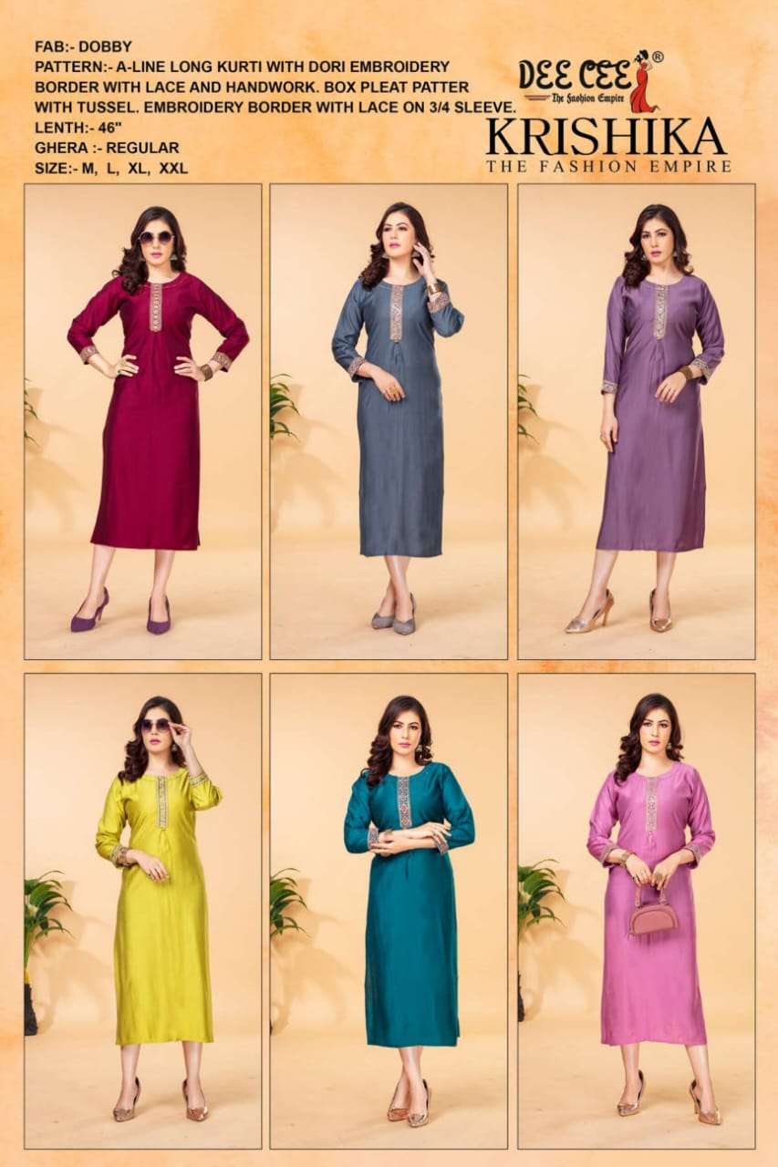 DEECEE KRISHIKA Kurti Wholesale catalog