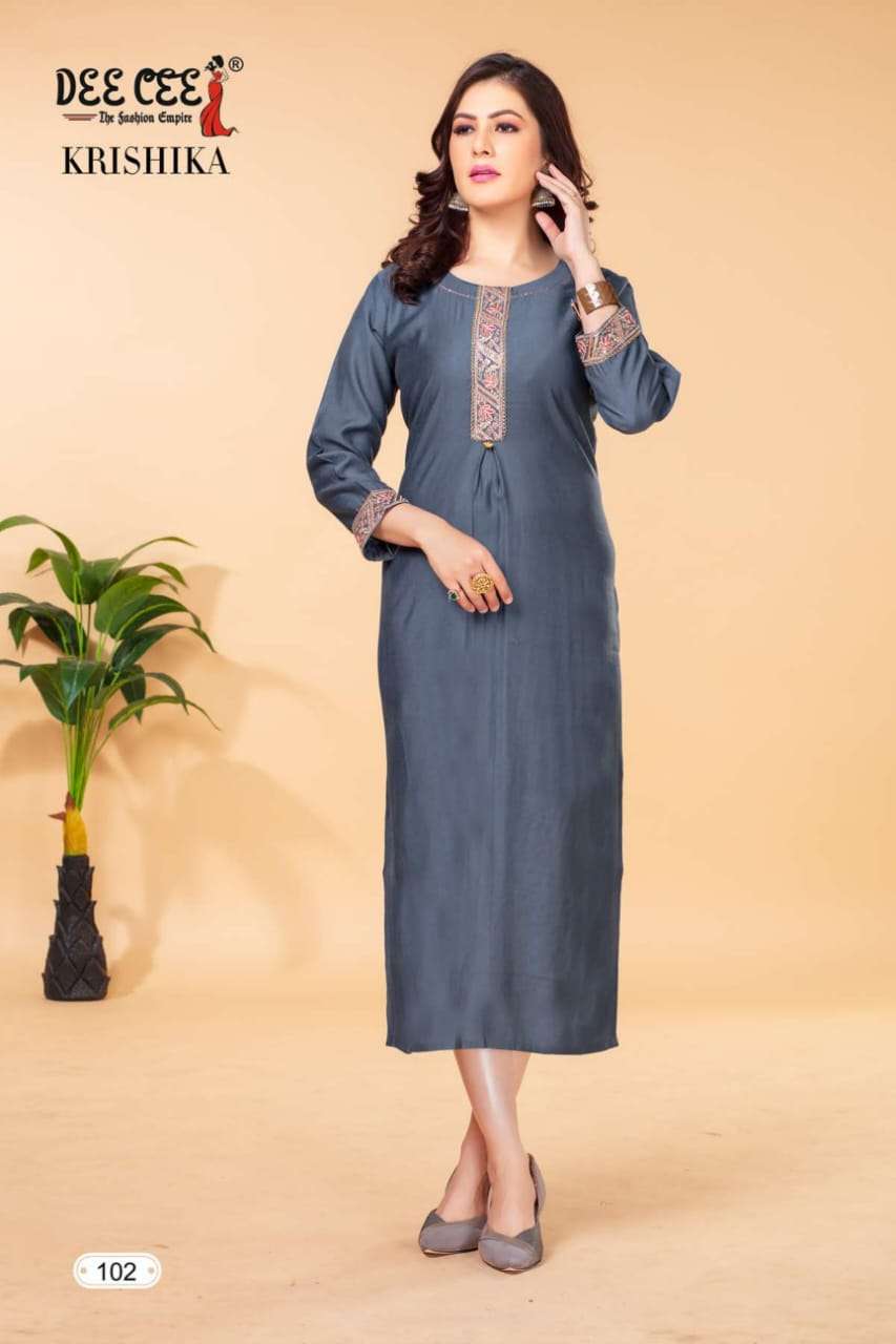 DEECEE KRISHIKA Kurti Wholesale catalog