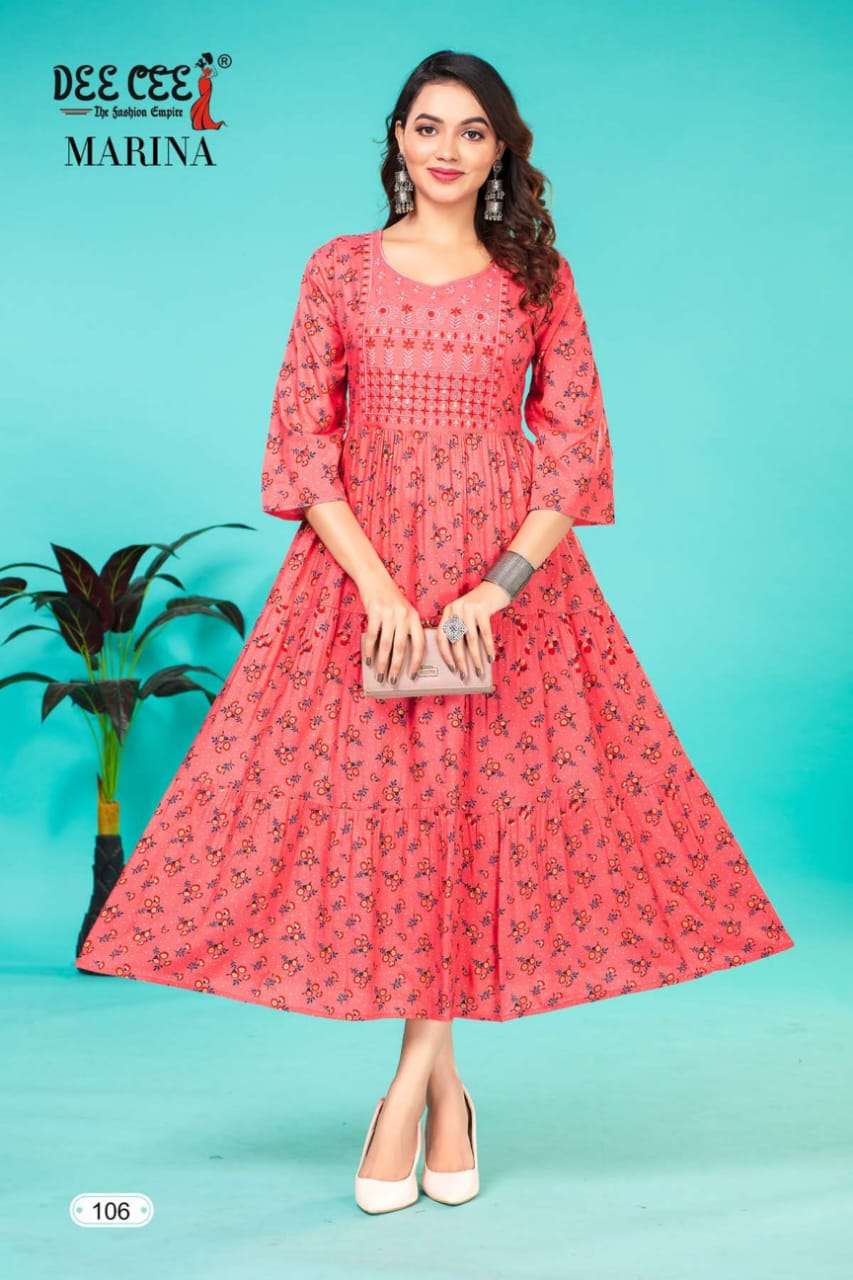 DEECEE MARINA Kurti Wholesale catalog