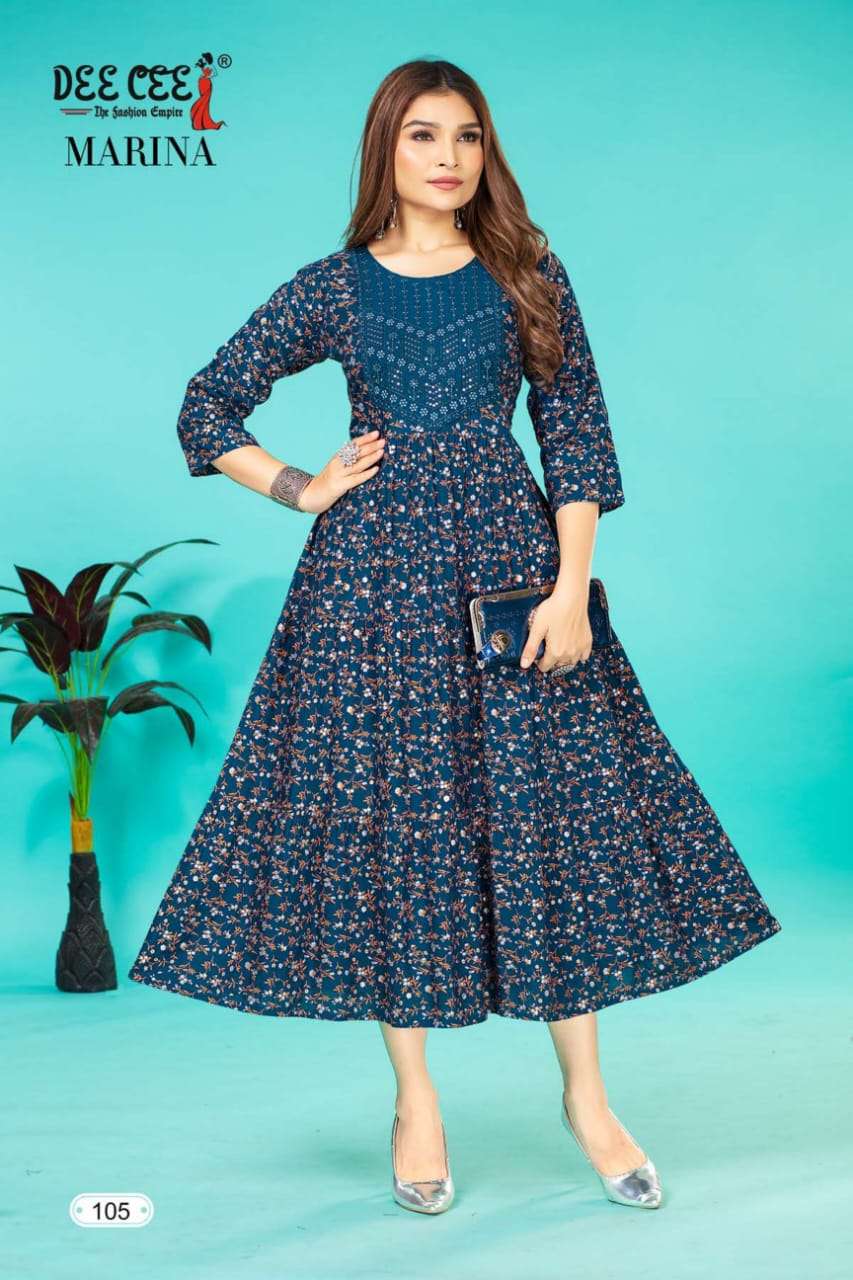 DEECEE MARINA Kurti Wholesale catalog