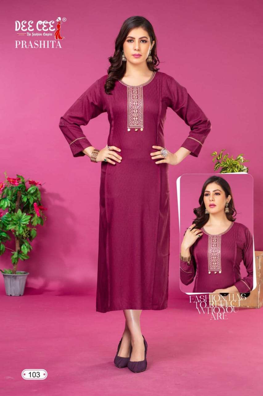 DEECEE PRASHITA Kurti Wholesale catalog