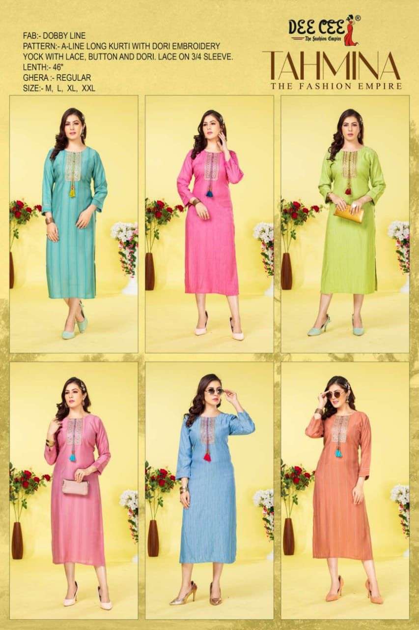 DEECEE TAHMINA Kurti Wholesale catalog