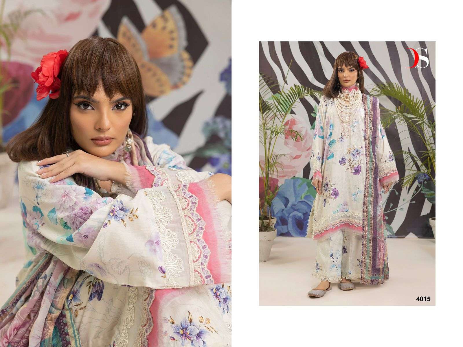 Deepsy Adan Prints 23 Cotton Dupatta Salwar Kameez Wholesale catalog