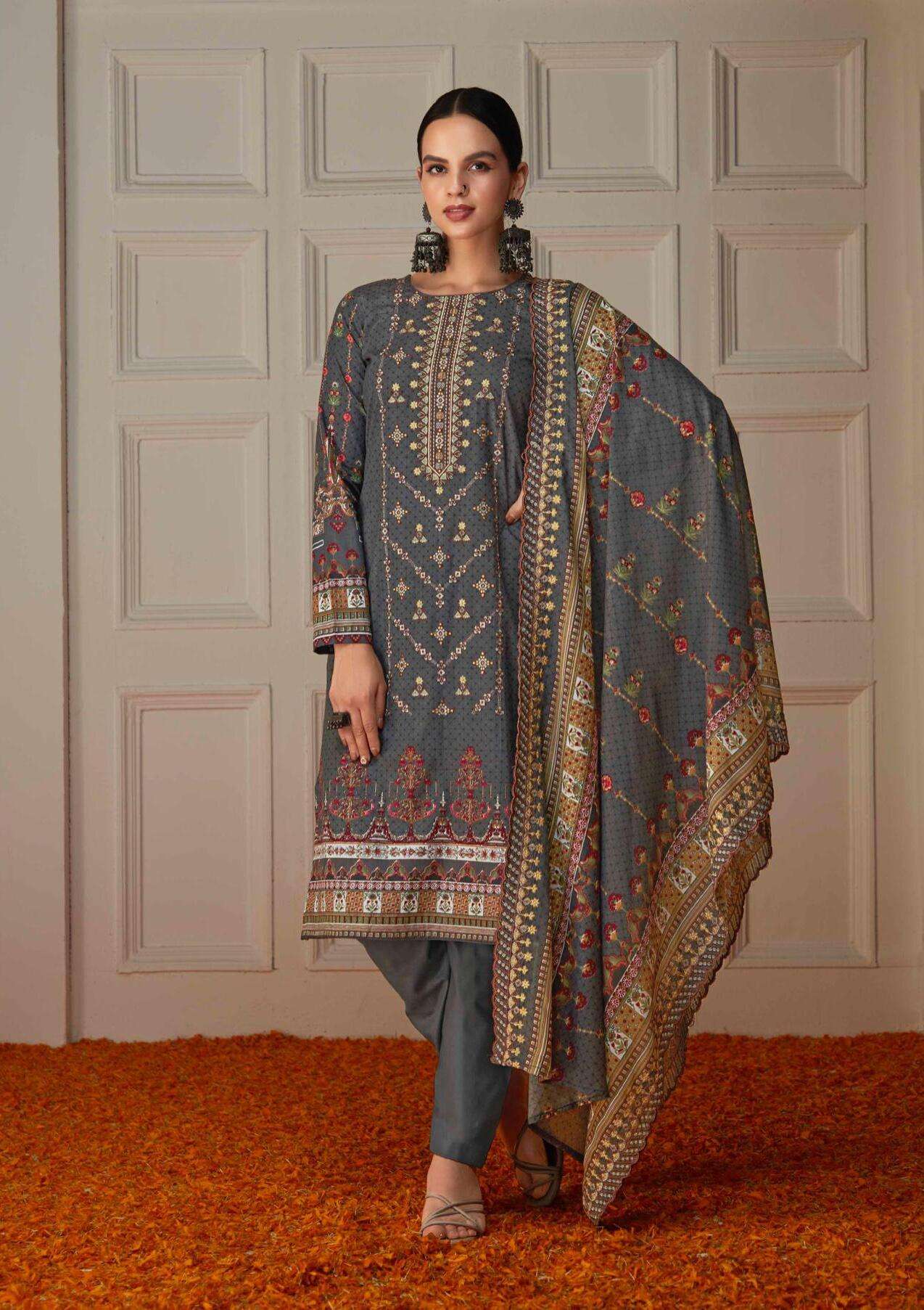 Deepsy Bin Saeed 6 Heavy Embroidery Salwar Suits Wholesale catalog