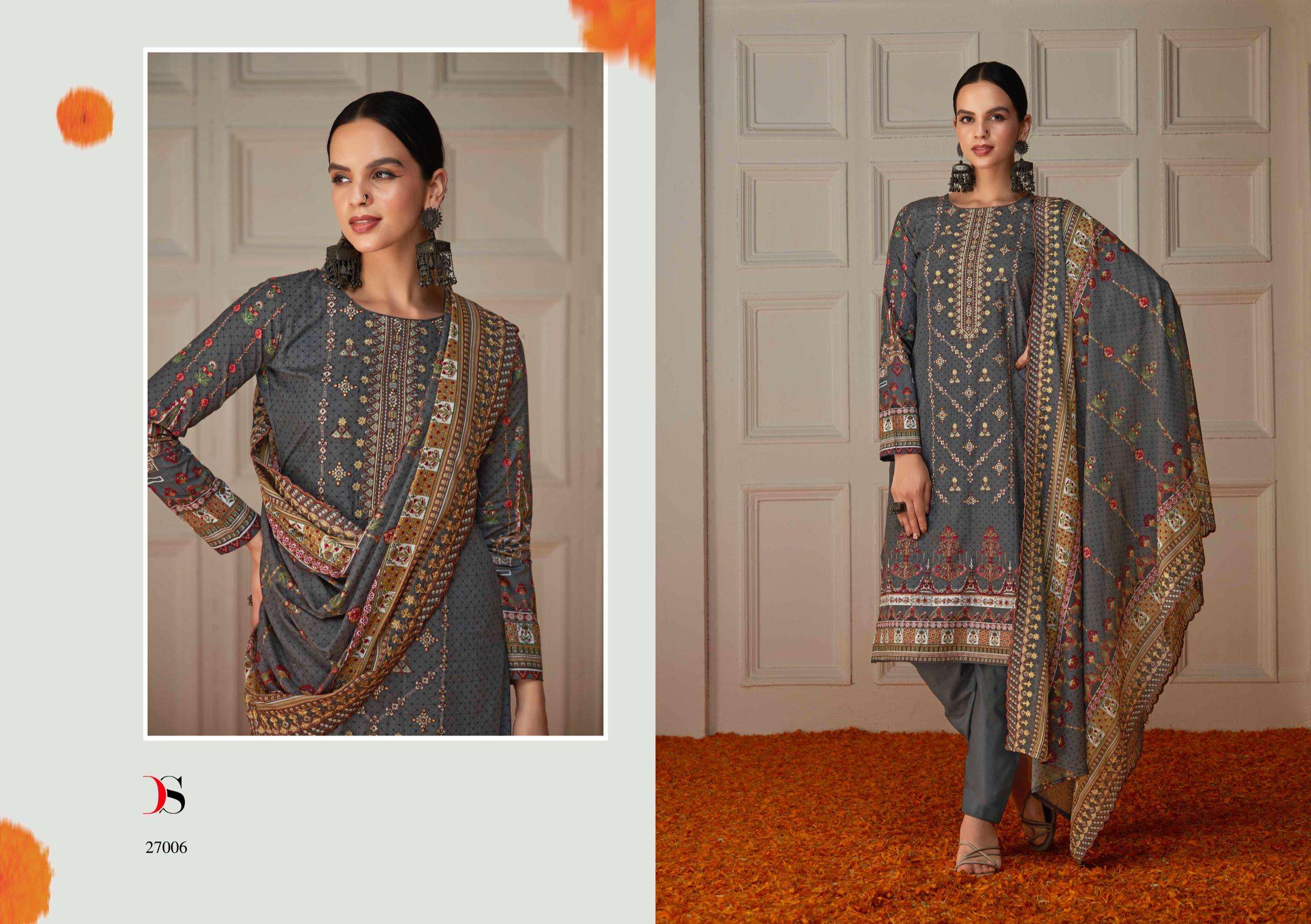 Deepsy Bin Saeed 6 Heavy Embroidery Salwar Suits Wholesale catalog