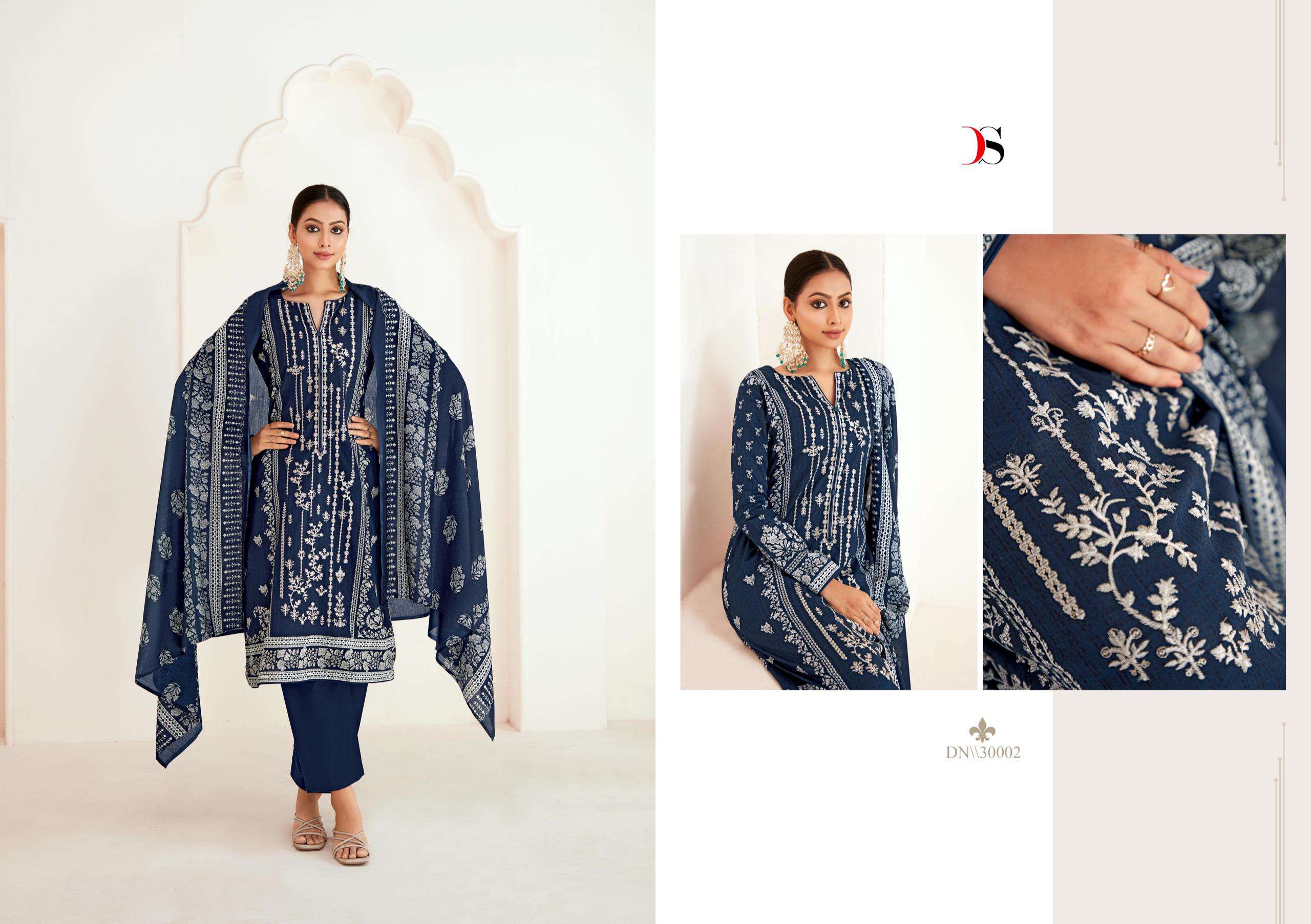 Deepsy Sazhar 3 Cotton Dupatta Embroidery Salwar Kameez Wholesale catalog