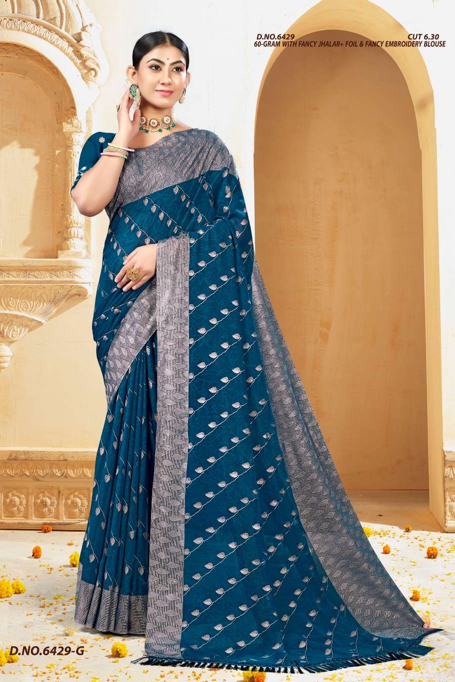 DOLLY 6429 INDER SILK MILLS Saree Wholesale catalog