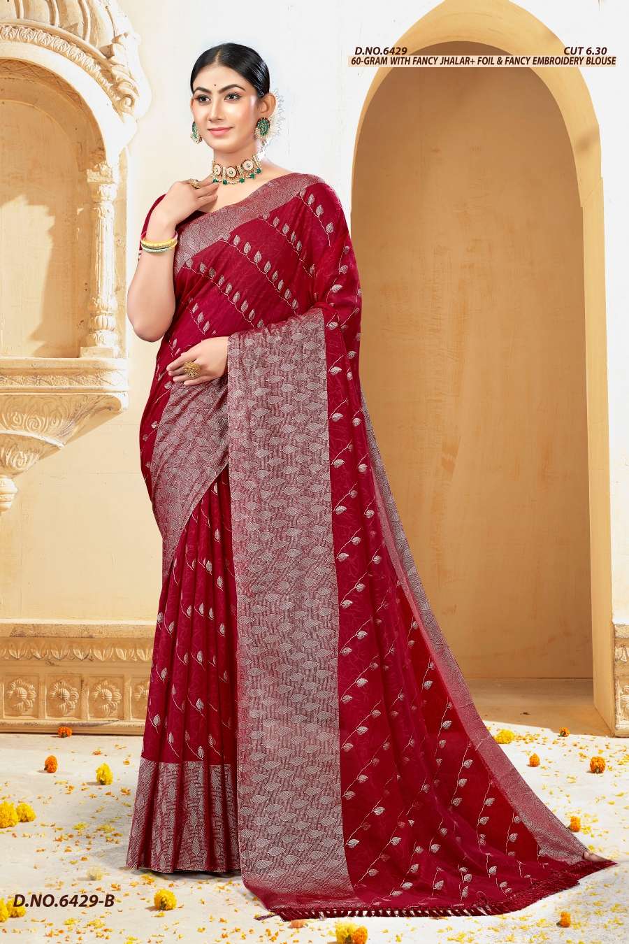 DOLLY 6429 INDER SILK MILLS Saree Wholesale catalog