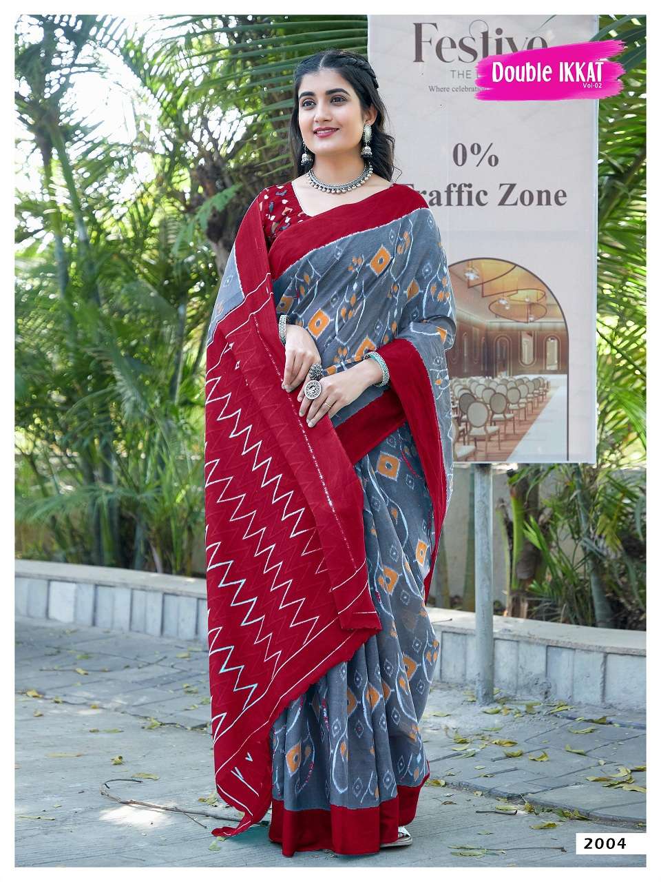 Double Ikkat Vol-2- Cotton Sarees Wholesale Catalog