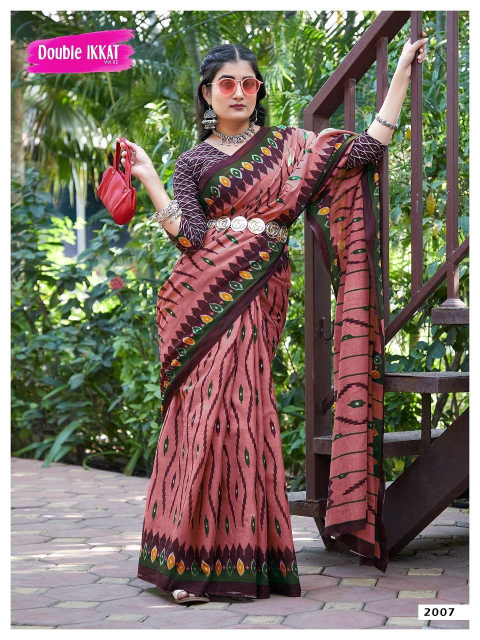 Double Ikkat Vol-2- Cotton Sarees Wholesale Catalog