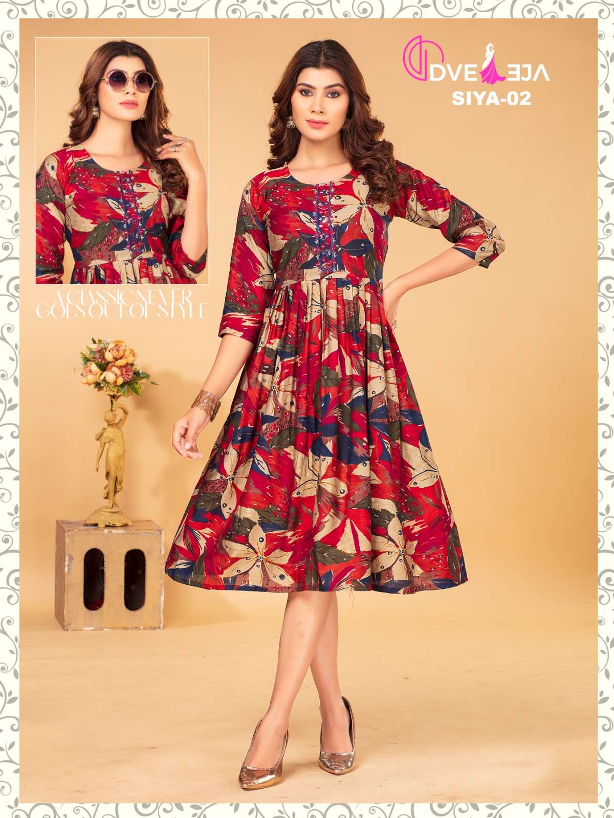 DVEEJA FASHION SIYA SERIES Vol -2 Kurti Wholesale catalog