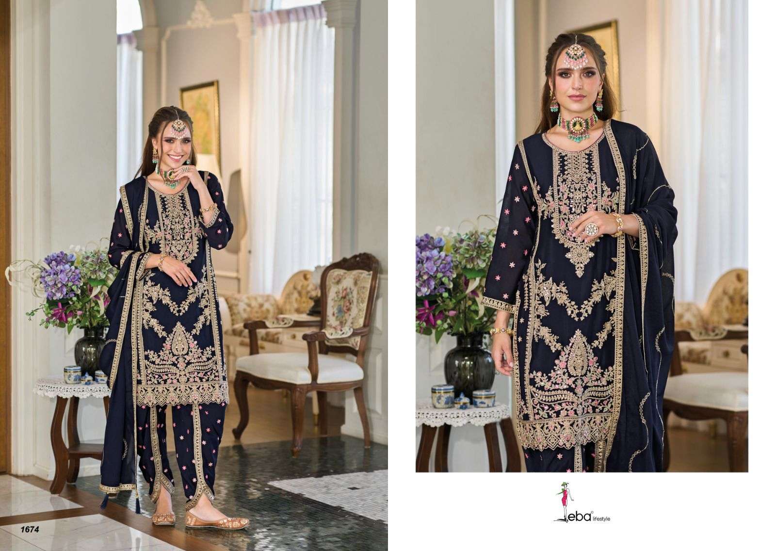 Eba Aahana Embroidered Salwar Kameez Wholesale catalog