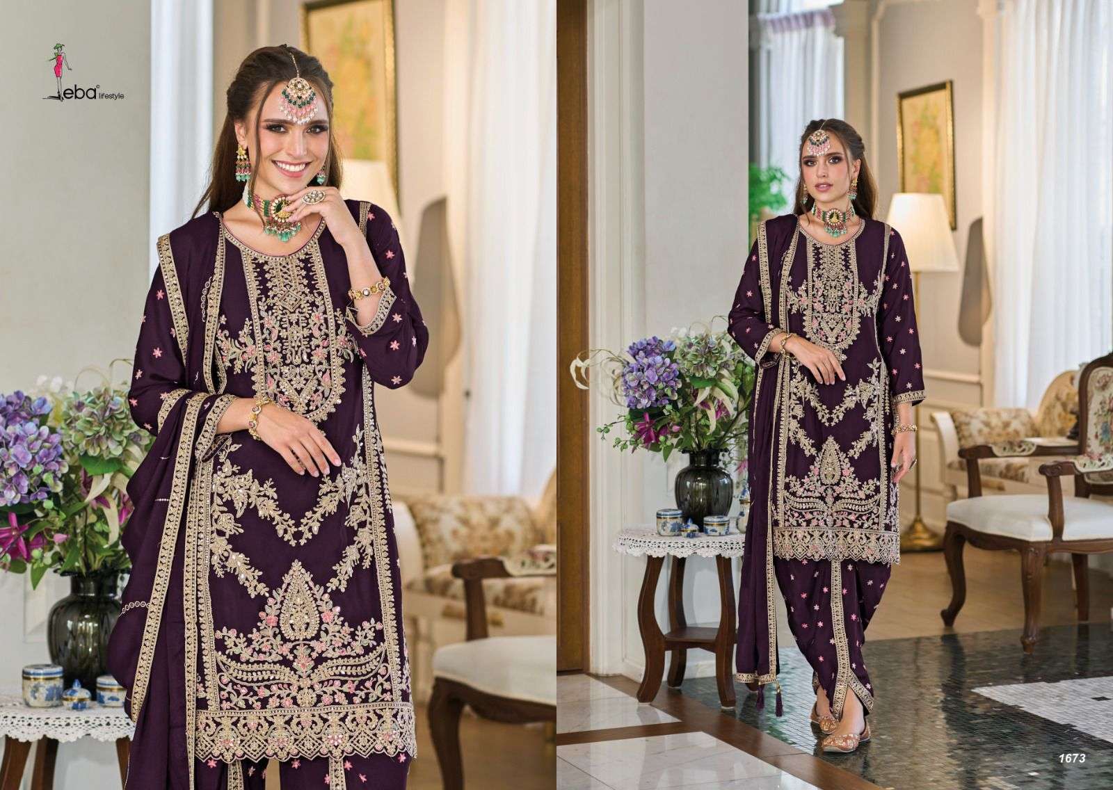 Eba Aahana Embroidered Salwar Kameez Wholesale catalog