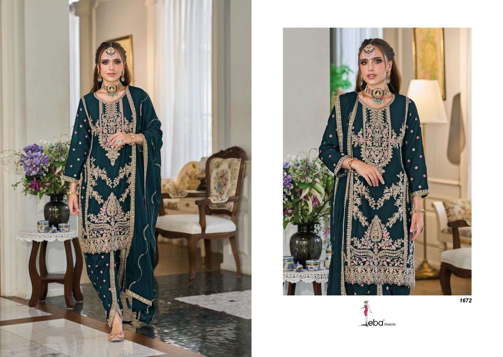 Eba Aahana Embroidered Salwar Kameez Wholesale catalog