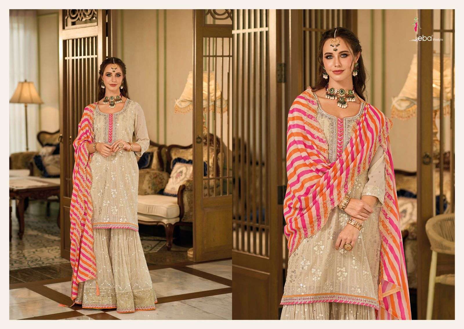 Eba Armani Vol 6 Embroidery Pakistani Suits Wholesale catalog