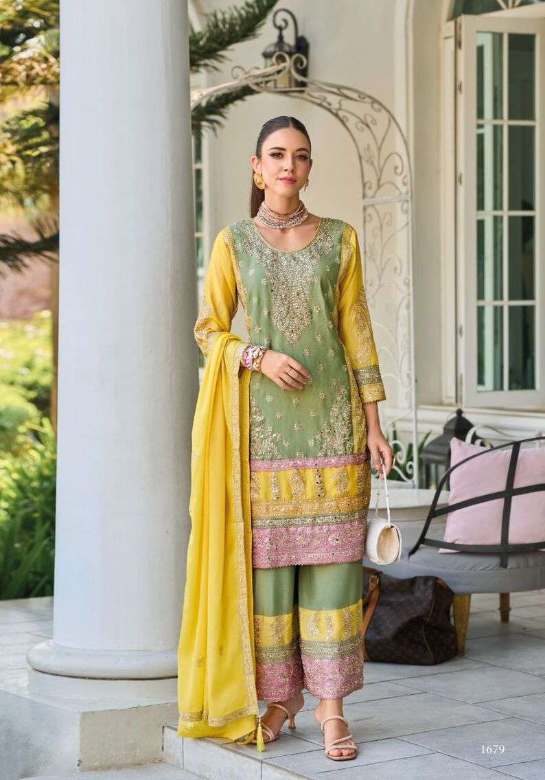 Eba Surili Vol 2 Heavy Chinon Designer Salwar Suits Wholesale catalog