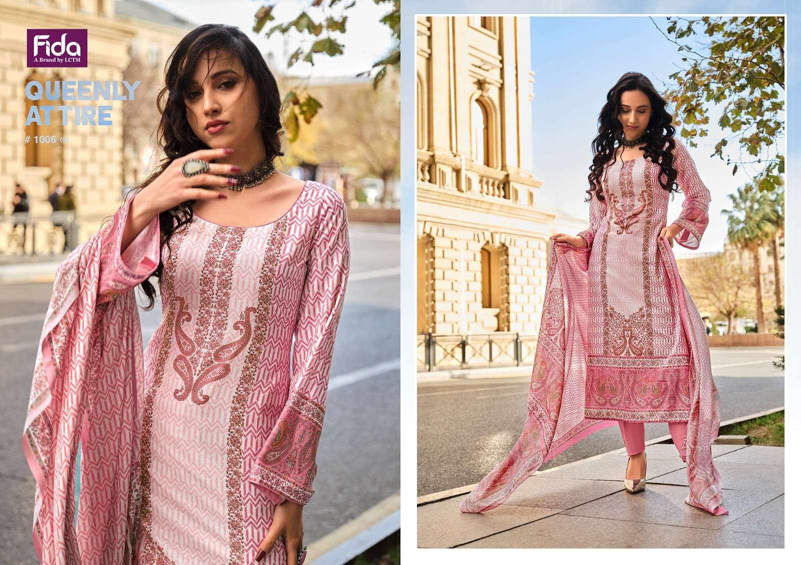 Fida Nyra Digital Printed Cotton Dress Material Wholesale catalog