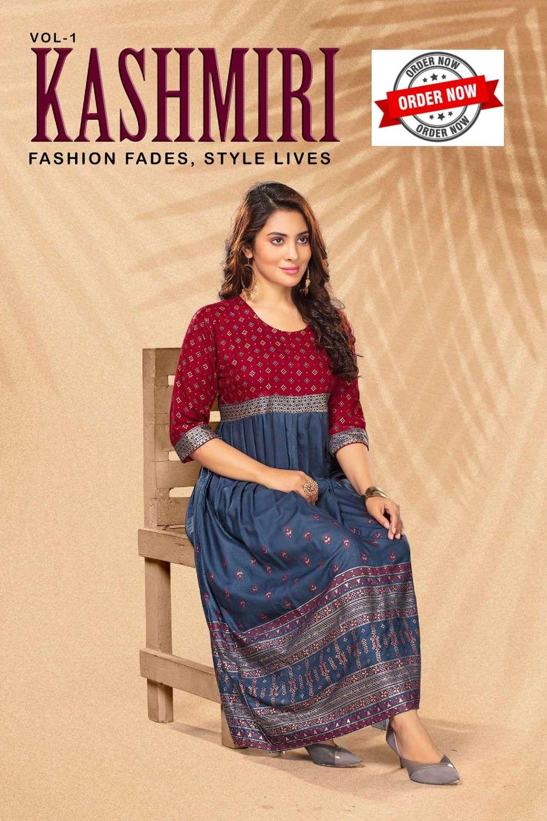 FT KASHMIRI VOL.1 Kurti Wholesale catalog