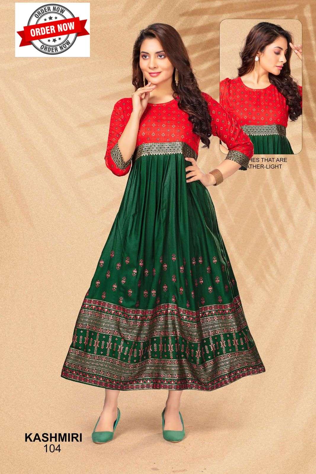 FT KASHMIRI VOL.1 Kurti Wholesale catalog