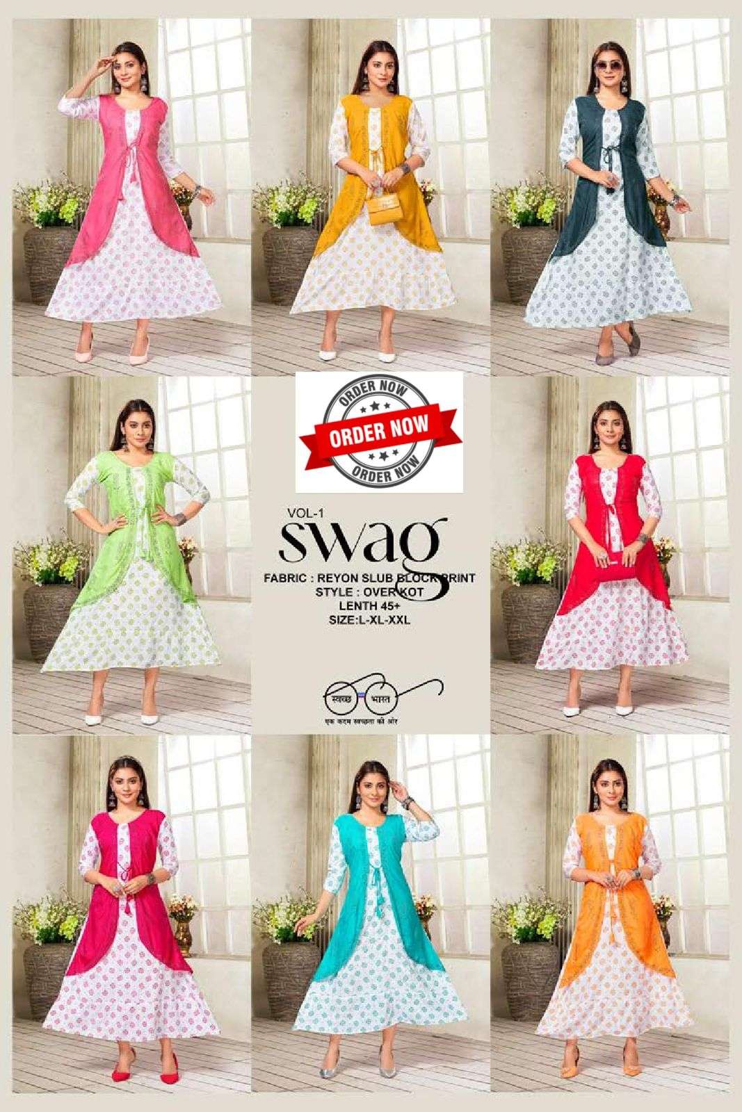 FT SWAG VOL.1 Kurti Wholesale catalog