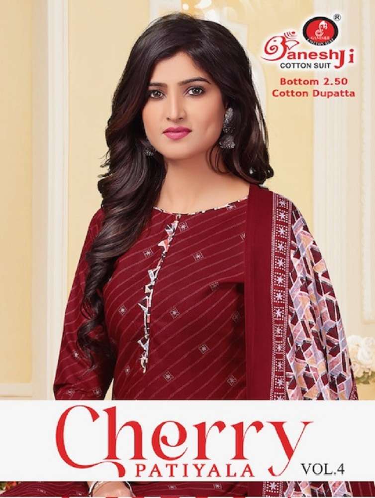 Ganeshji Cherry Patiyala Vol-4 – Dress Material -Wholesale Catalog