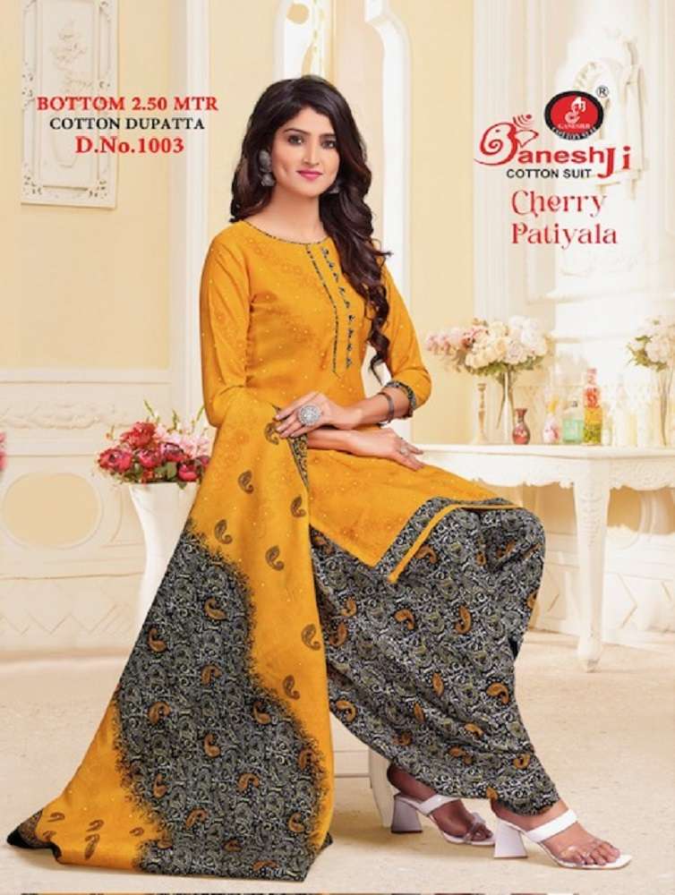 Ganeshji Cherry Patiyala Vol-4 – Dress Material -Wholesale Catalog