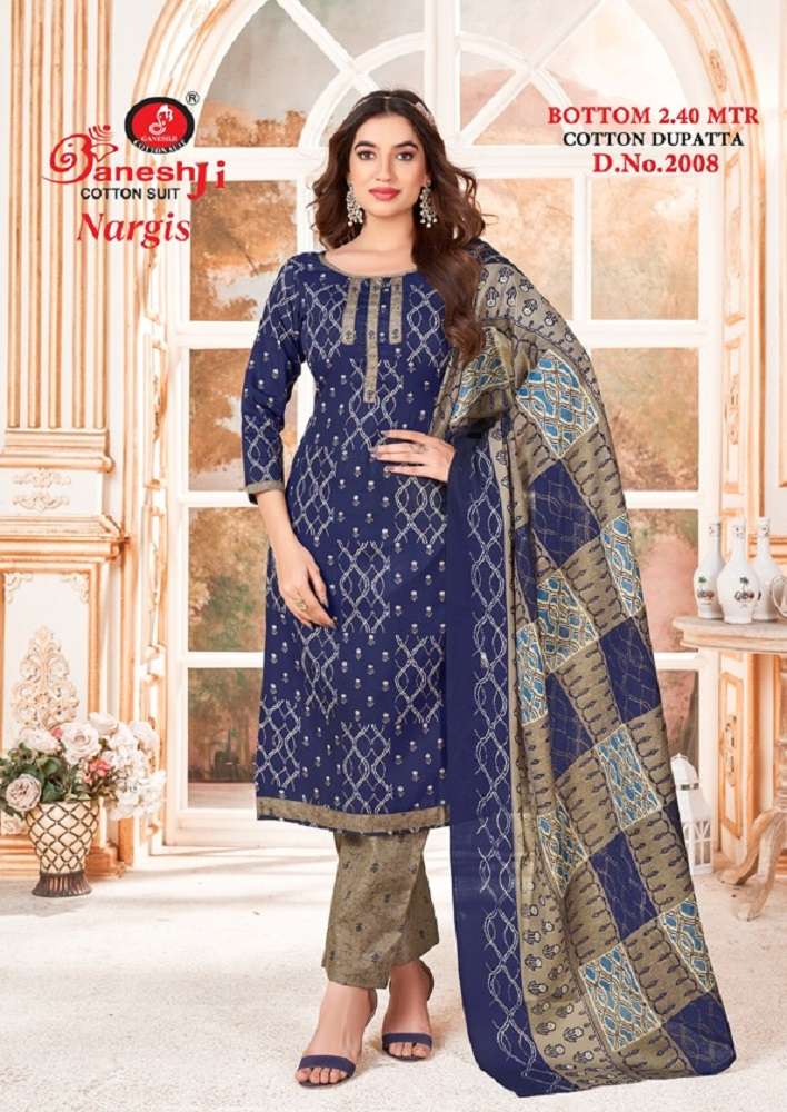 Ganeshji Nargis Vol-2 -Dress Material -Wholesale Catalog