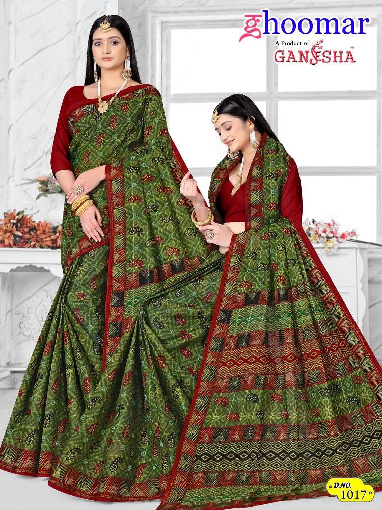 Ghoomar Ganesha Vol-1 -Cotton Sarees -Wholesale Catalog