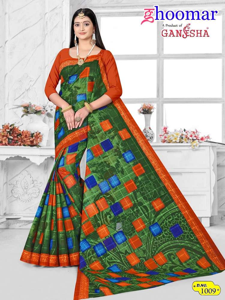 Ghoomar Ganesha Vol-1 -Cotton Sarees -Wholesale Catalog