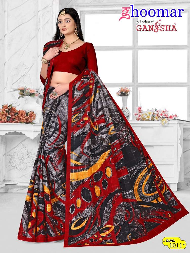 Ghoomar Ganesha Vol-1 -Cotton Sarees -Wholesale Catalog